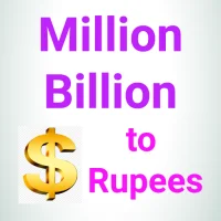 Million Billion Dollars Rupees