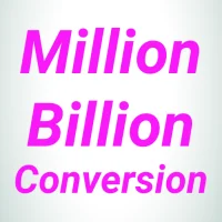 Million Billion Converter